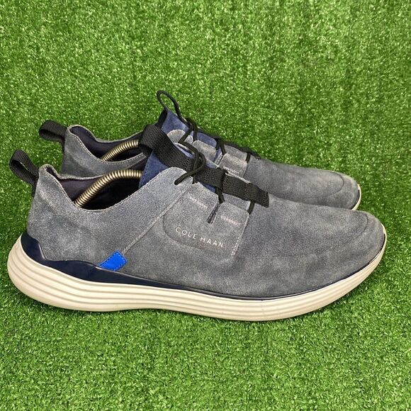 Cole Haan C30757 Men's GRANDSPORT Apron Toe Sneakers in Ombre Blue Size 12 M - Picture 1 of 13